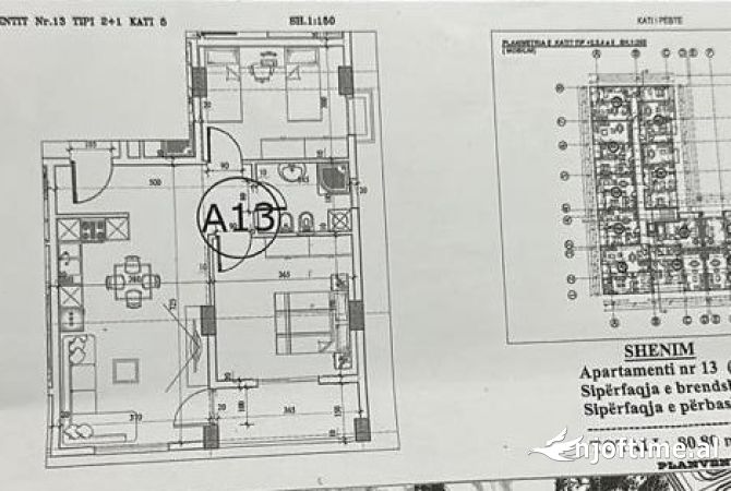 Shtepi ne shitje 2+1 ne Tirane - 68,680 Euro