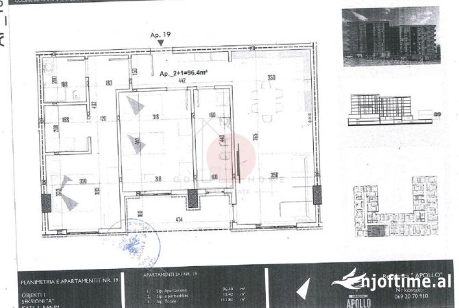 House for Sale 2+1 in Tirana - 90,000 Euro