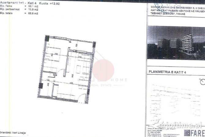 House for Sale 1+1 in Tirana - 70,190 Euro