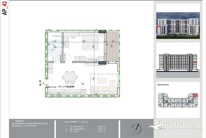 Shtepi ne shitje 1+1 ne Tirane - 50,000 Euro