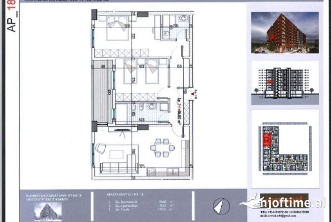 Shtepi ne shitje 2+1 ne Tirane - 77,100 Euro