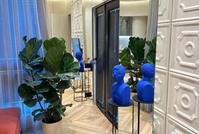 Shtepi me qera Apartament ne Tirane, 1+1, Mobilimi E mobiluar, Pagesa 100,000  Leke.