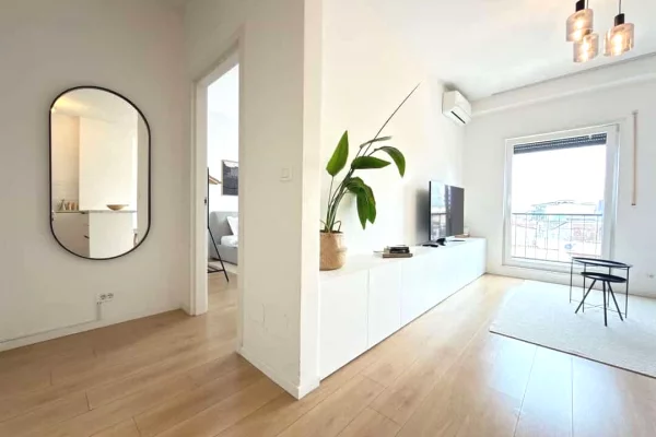 Shtepi me qera Apartament ne Tirane, 1+1, Mobilimi E mobiluar, Pagesa 80,000  Leke.