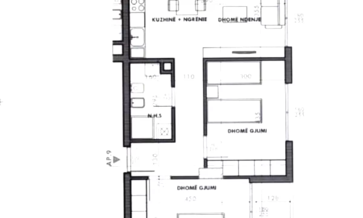 Apartment for sale in Tirana 2+1, Emty