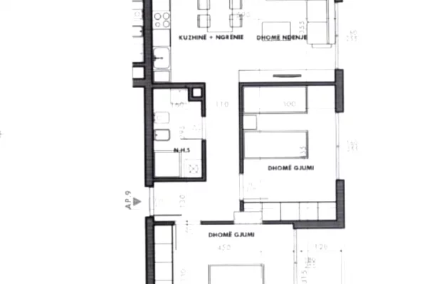 Shtepi ne shitje 2+1 ne Tirane - 135,320 Euro
