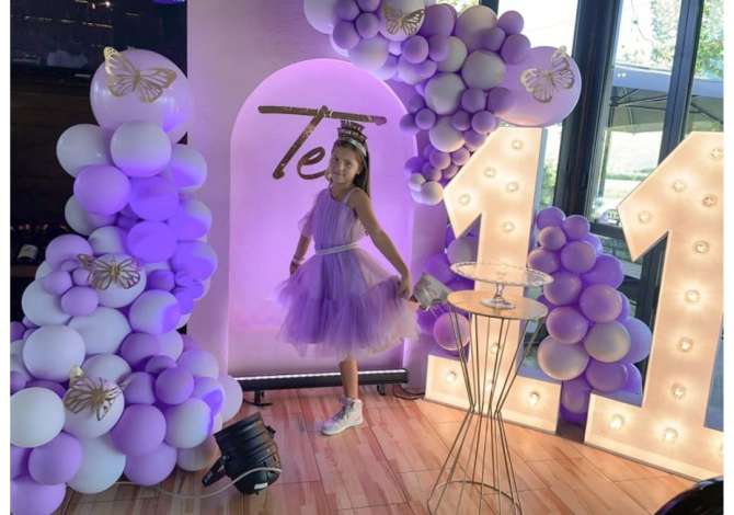 SH.A.O Events ofron organizim per Dasma dhe Evente te ndryshme, Animator, Dekor ambienti, Baby Shower etj.