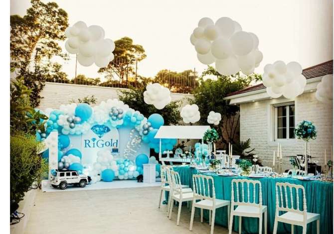 Rita Dekor ofron sherbime profesionale per Dekore ambientesh, organizime per Ditelindje, Pagezime, Ceremoni, Inagurime etj.