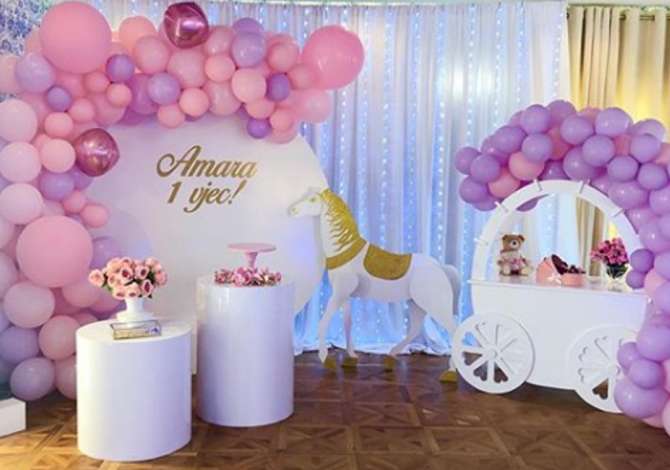 RADEVENT ofron organizim ditelindje, fejesa dhe dasma, dekor salle, baby shower