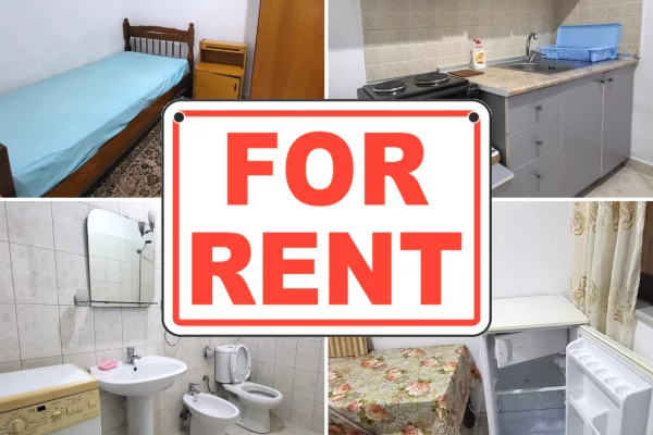 Shtepi me qera Garsoniere ne Tirane - 25,000 Leke