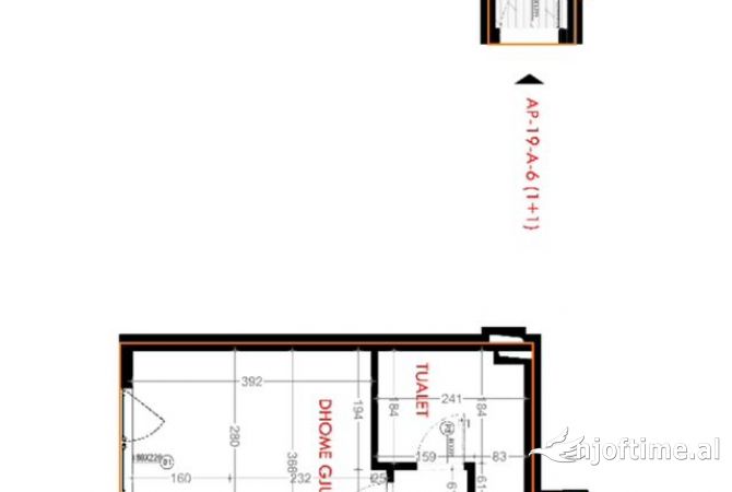 Shtepi ne shitje 1+1 ne Tirane - 180,750 Euro