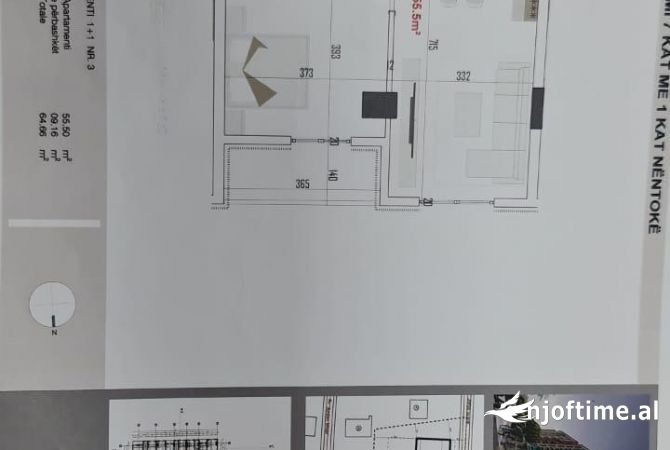 Shtepi ne shitje 1+1 ne Tirane - 155,000 Euro