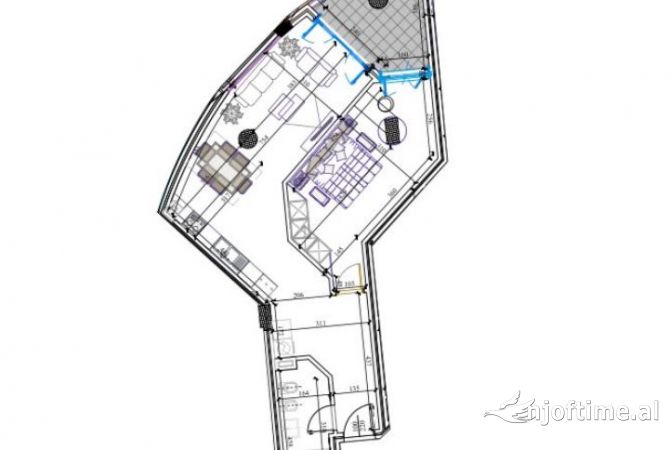 Shtepi ne shitje 1+1 ne Tirane - 155,000 Euro