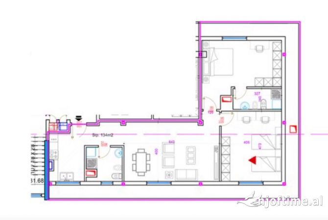 Shtepi ne shitje 2+1 ne Tirane - 294,000 Euro