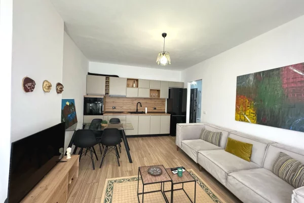 Shtepi me qera Apartament ne Tirane, 1+1, Mobilimi E mobiluar, Pagesa 450  Euro.
