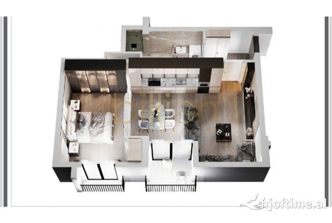 Shtepi ne shitje 1+1 ne Tirane - 75,000 Euro