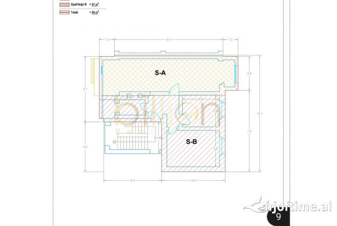 Ambient biznesi me qera 3+1 ne Tirane - 700 Euro