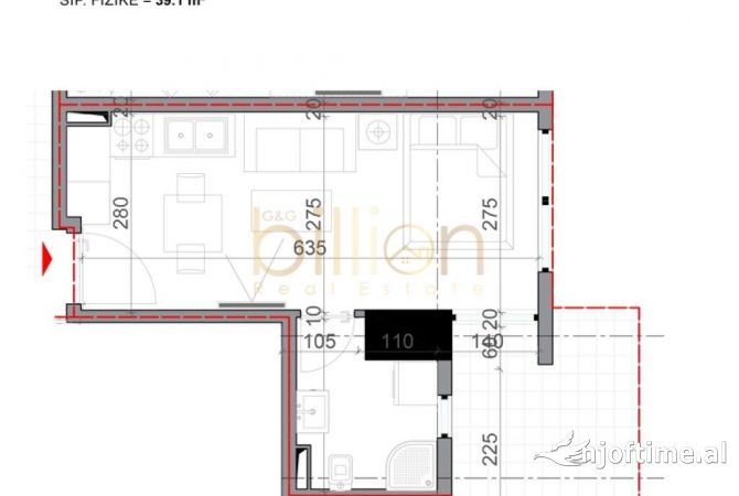 Shtepi ne shitje Garsoniere ne Lezhe - 39,100 Euro