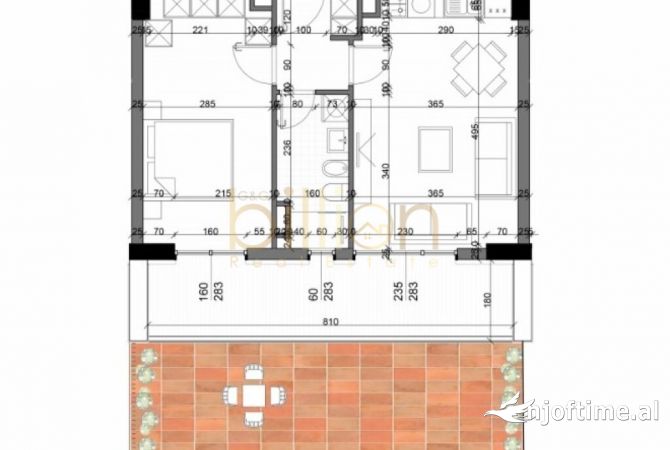 Shtepi ne shitje 1+1 ne Tirane - 200,000 Euro