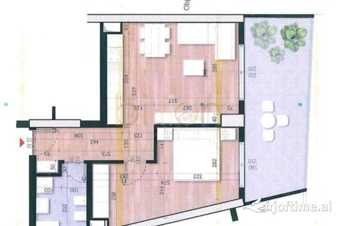 Shtepi ne shitje 1+1 ne Tirane - 129,332 Euro