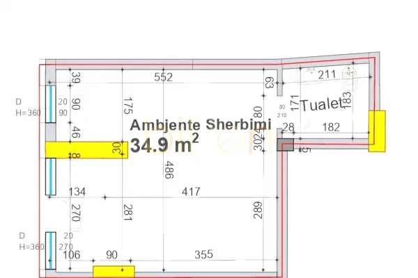 Ambient biznesi ne shitje 1+1 ne Tirane - 185,000 Euro