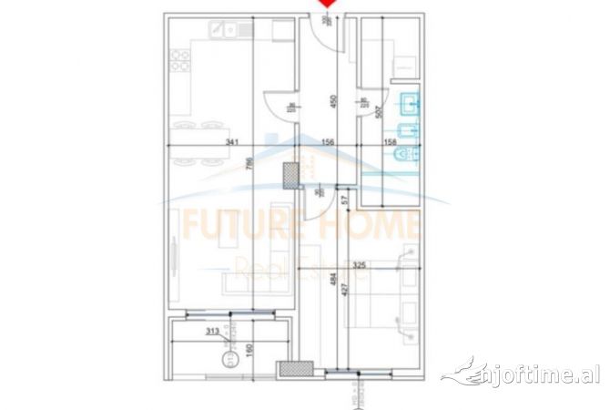 Shtepi ne shitje 1+1 ne Tirane - 135,600 Euro