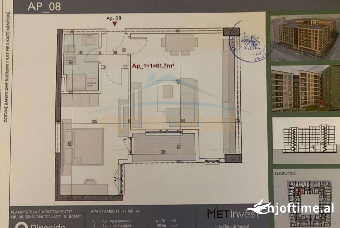Shtepi ne shitje 1+1 ne Tirane - 65,600 Euro