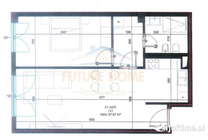 Shtepi ne shitje 1+1 ne Himare - 224,252 Euro
