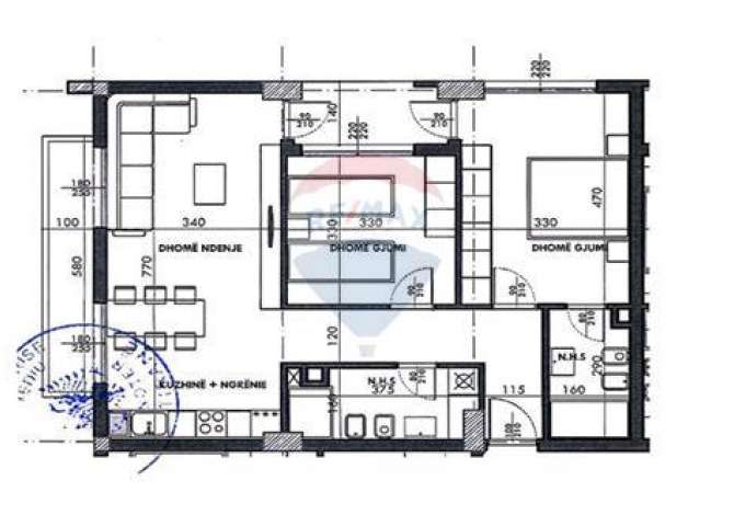 Shtepi ne shitje 2+1 ne Tirane - 128,600 Euro