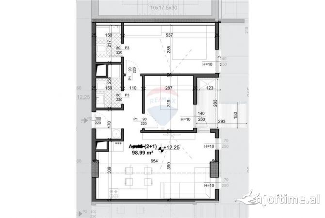 Shtepi ne shitje 2+1 ne Tirane - 136,600 Euro