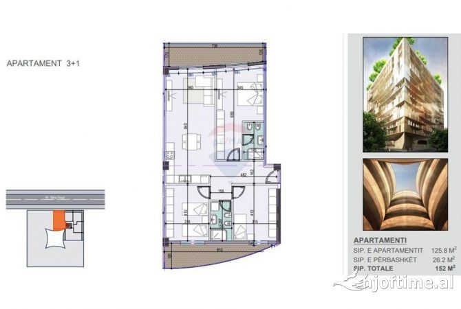 Shtepi ne shitje 3+1 ne Tirane - 304,000 Euro
