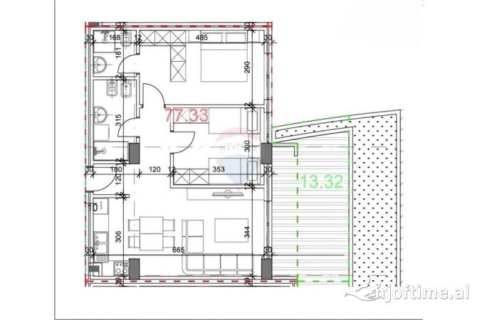 Shtepi ne shitje 2+1 ne Tirane - 154,000 Euro