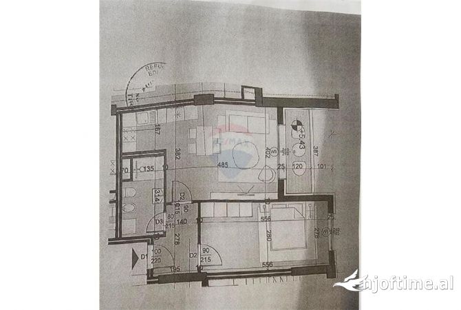 Shtepi ne shitje 1+1 ne Tirane - 95,300 Euro