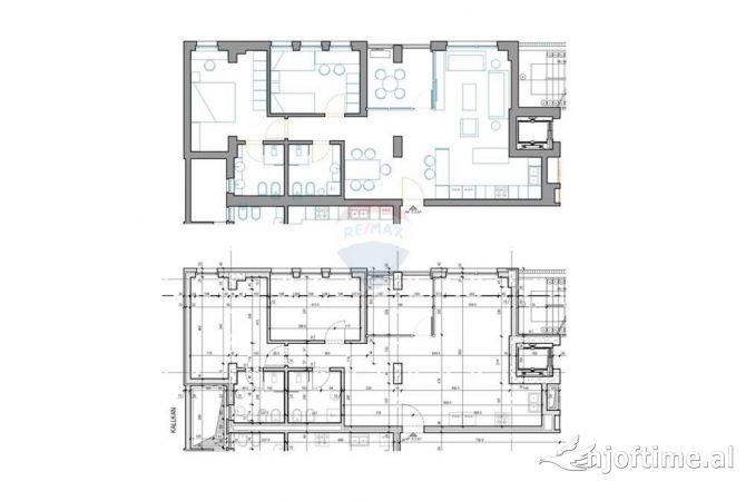 Shtepi ne shitje Apartament ne Tirane, 2+1, Mobilimi Bosh, pa mobiluar, Pagesa 176,500  Euro.