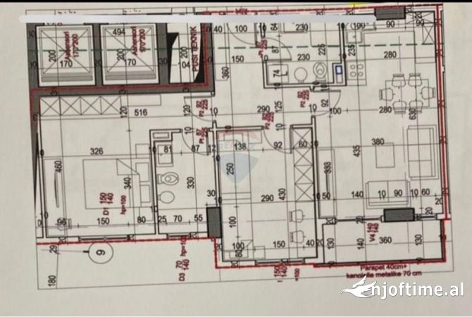 Shtepi ne shitje 2+1 ne Tirane - 140,000 Euro