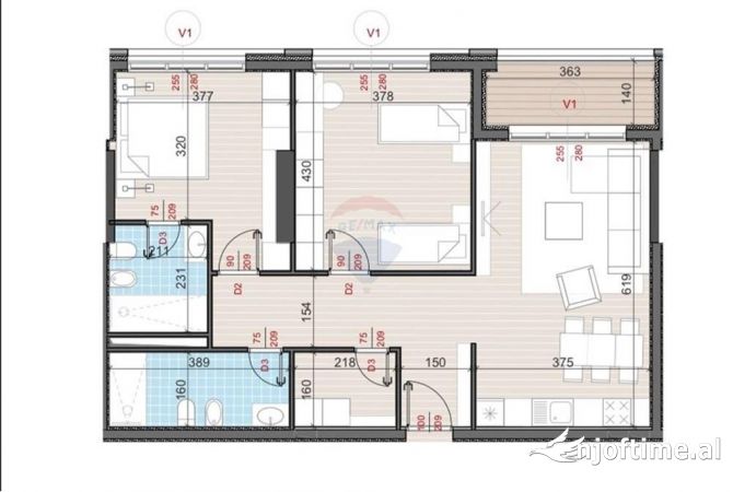 Shtepi ne shitje 2+1 ne Tirane - 250,000 Euro
