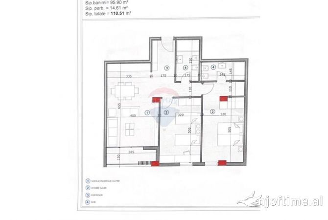 Shtepi ne shitje 2+1 ne Tirane - 166,000 Euro