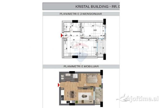 Shtepi ne shitje 1+1 ne Tirane - 151,250 Euro