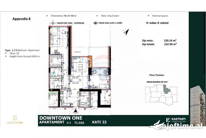 Shtepi ne shitje 2+1 ne Tirane - 649,995 Euro