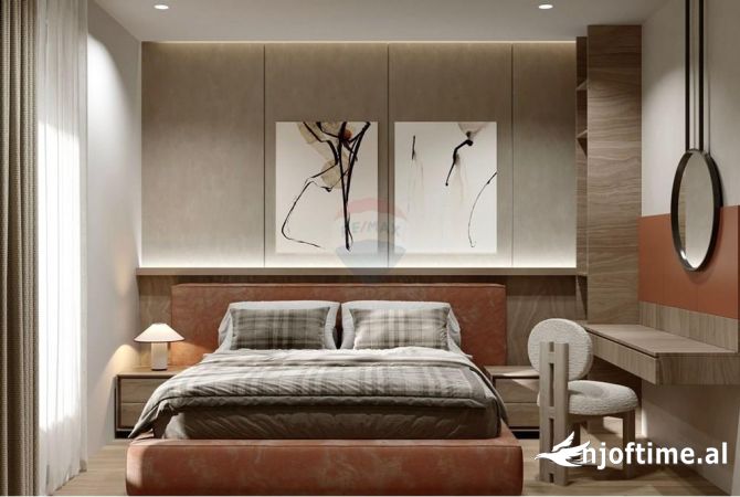 Shtepi ne shitje Apartament ne Tirane, 1+1, Mobilimi Bosh, pa mobiluar, Pagesa 190,000  Euro.