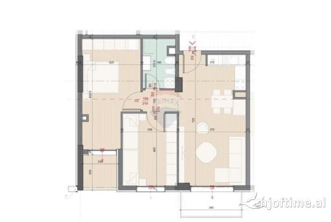 Shtepi ne shitje 2+1 ne Tirane - 128,500 Euro