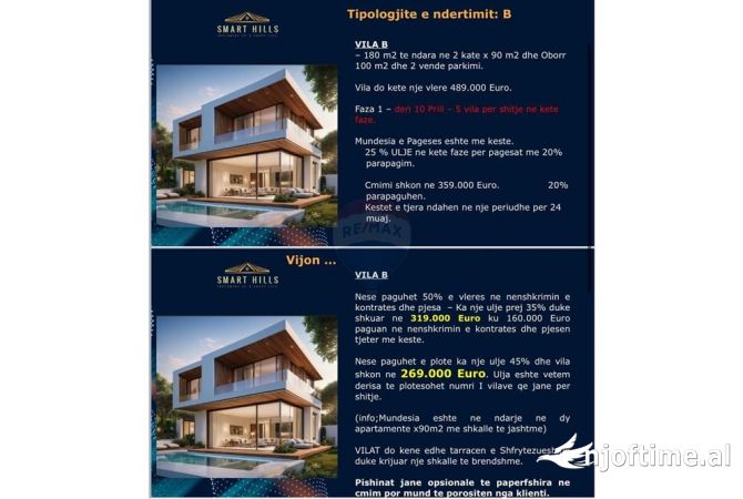 Shtepi ne shitje 2+1 ne Tirane - 489,000 Euro