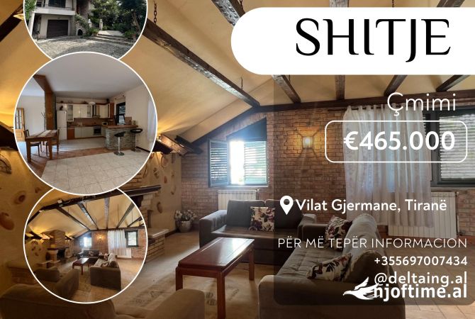 Shtepi ne shitje 7+1 ne Tirane - 465,000 Euro