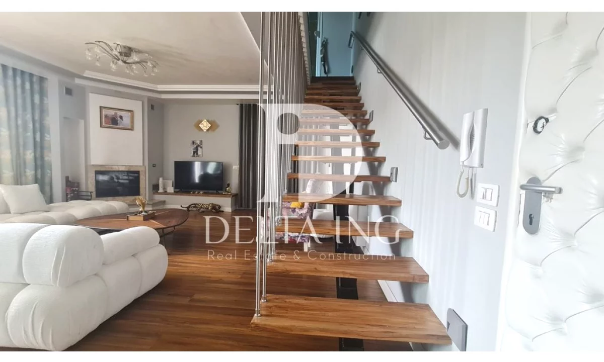 Shtepi me qera Duplex(shtepi me 2 kate) ne Tirane, 3+1, Mobilimi E mobiluar, Pagesa 1,200  Euro.