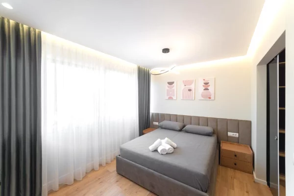 Shtepi me qera Apartament ne Tirane, 1+1, Mobilimi E mobiluar, Pagesa 600  Euro.