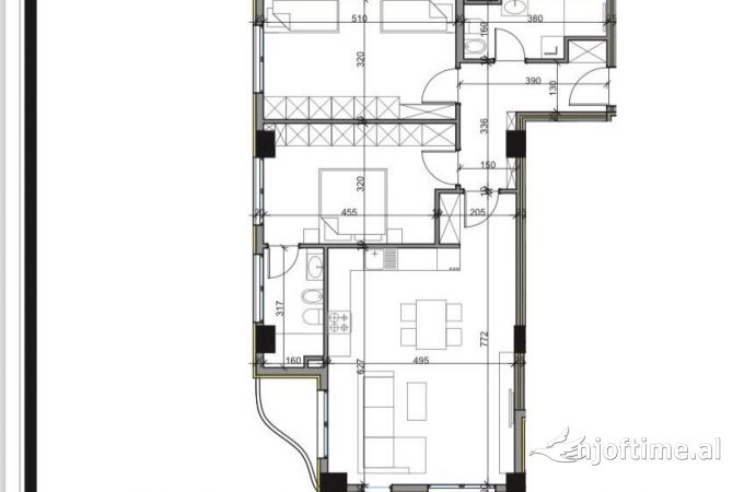 Shtepi ne shitje 2+1 ne Tirane - 115,750 Euro