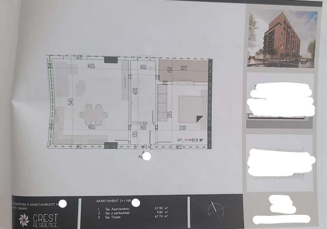 Shtepi ne shitje 1+1 ne Tirane - 64,350 Euro