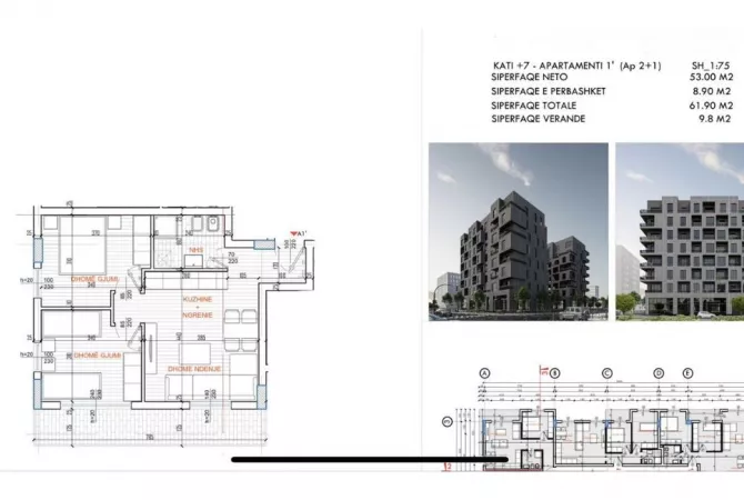 Shtepi ne shitje 2+1 ne Tirane - 136,230 Euro