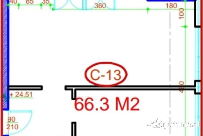Ambient biznesi me qera 3+1 ne Tirane - 3,300 Euro