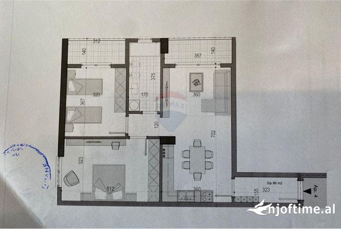 Shtepi ne shitje 2+1 ne Tirane - 75,000 Euro