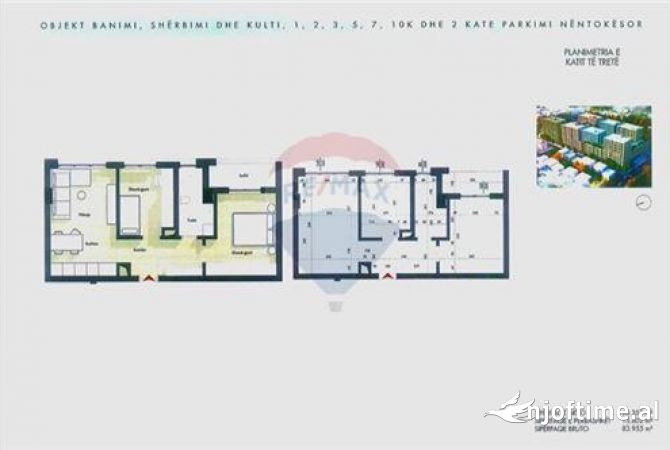 Shtepi ne shitje 2+1 ne Tirane - 117,000 Euro